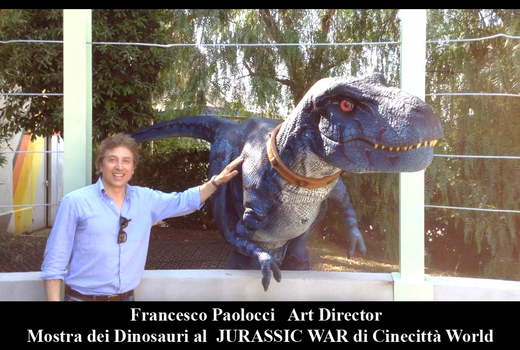 Cinecitta Paolocci Jurassic war Francesco Cinetour